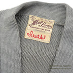 1950's ALBION AWARD SWEATER CARDIGAN / LONG...