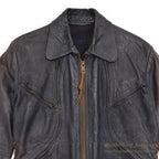 1960's~ EAST WEST MUSICAL INSTRUMENTS CO. LEATHER JACKET '' BACK PACK'' ...