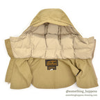 1980's EDDIE BAUER DOWN HOODIE NECK CAPE...M