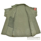 1950's USARMY UTILITY SHIRT MODIFIED FOR PERSONALIZED CYCLING SHIRT...