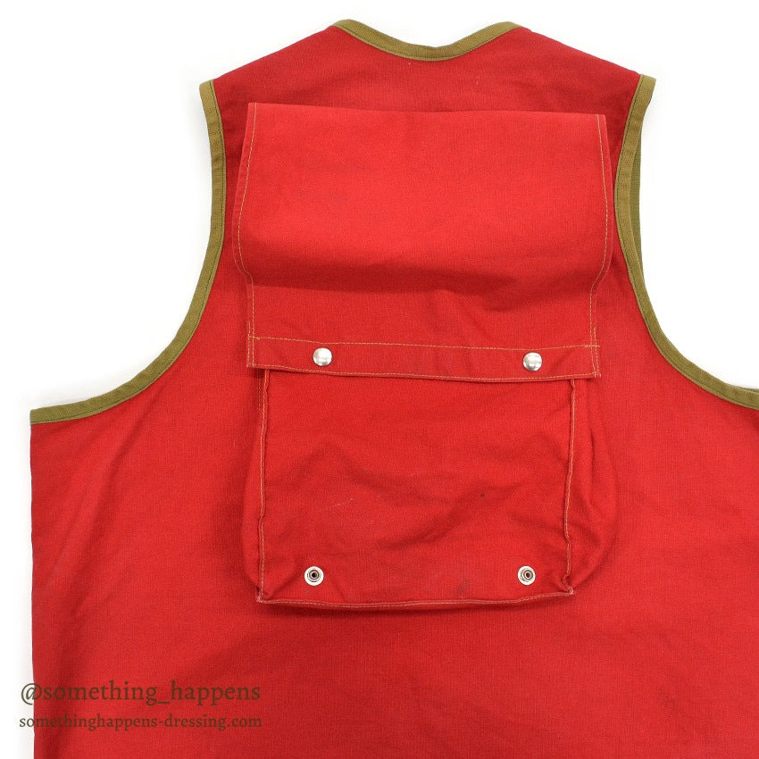 1970's OLD RED PACK TRAIL VEST ADEDD KNIFE POCKET...