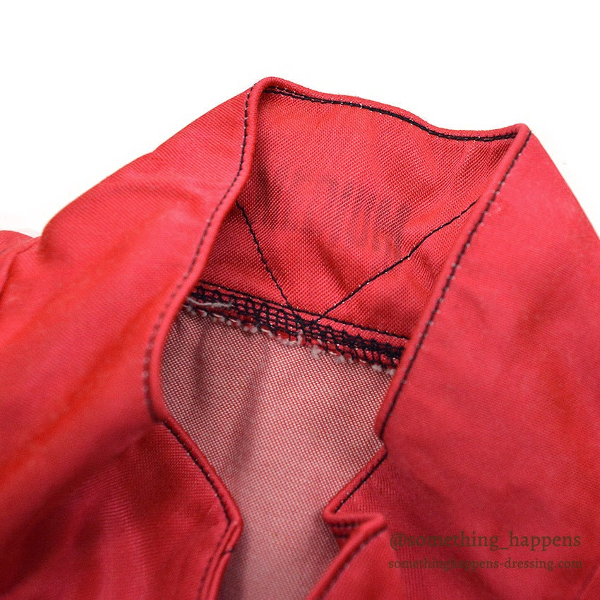 1960's U.S.NAVY JUMPER, IDENTIFICATION FLIGHT DECK SUMMER / RED ... M