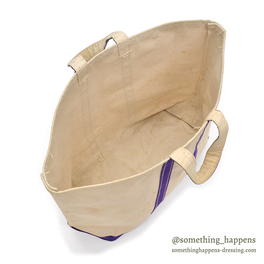 ~1980's L.L.BEAN BOAT AND TOTE / PURPLE ...