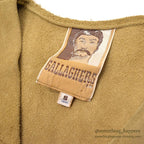 1970's GALLAGHERS SUEDE LEATHER FRINGE PONCHO...S