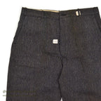 c.1940 DEADSTOCK OLD COTTON STRIPE WORK PANTS / ESSEX TROUSERS ... W33/L31