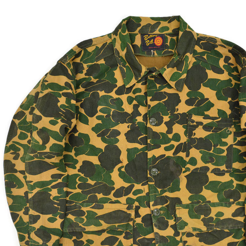 ~1960's BULLSEYE BILL CAMO HUNTING JACKET...