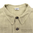 1990's CP SHADES LINEN WORK JACKET / TAN... M