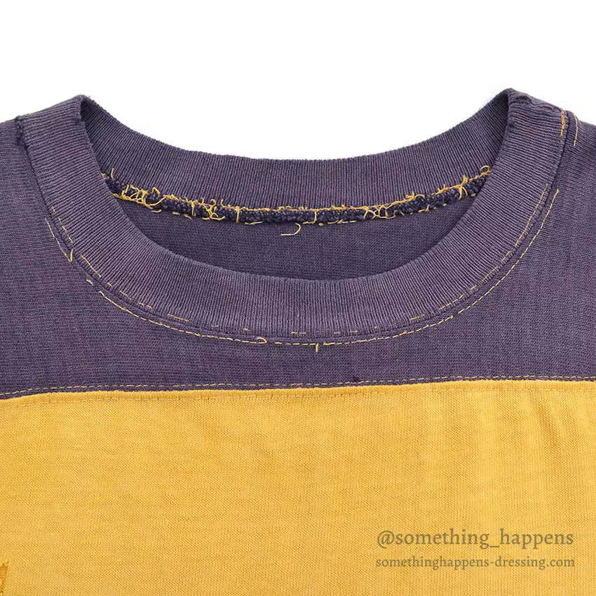 1960's CHAMPION TWO-TONE FOOTBALL TEE... 42