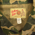 ~1960's BULLSEYE BILL CAMO JACKET / TWO POCKET ... M