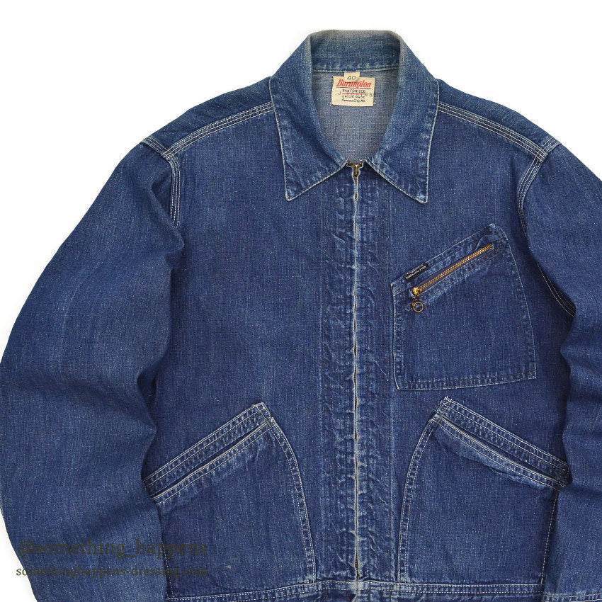 ~1960's BURLINGTON TYPE 91-B DENIM JACKET ... 40