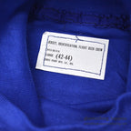 1970's DEADSTOCK USNAVY FLIGHT DECK CREW JERSEY / BLUE ... L