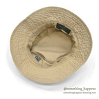 1990's ORVIS DOG EMBROIDERY HAT / TAN... L/XL