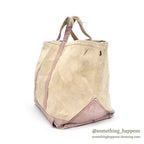 1980's~ BROOKSTONE PAINTER CANVAS TOTE / FADED ... M