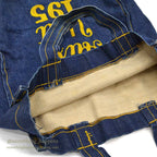 1960's~ Am. Legion Aux. Unit195 EMBROIDERY DENIM BAG ...