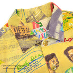 ~1990's JAMS WORLD POP ART RAYON ALOHA SHIRT...S