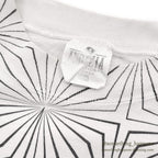 1990's ANDAZIA GEOMETRIC OPTICAL PATTERN ART T-SHIRT... L