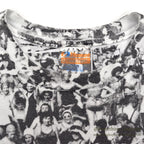 1990's HANES GEORGE MICHAEL ALL OVER PHOTO PRINT T-SHIRT ... XL
