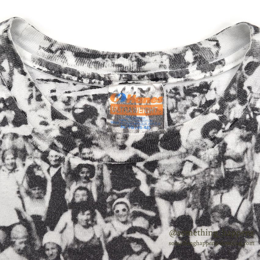 1990's HANES GEORGE MICHAEL ALL OVER PHOTO PRINT T-SHIRT ... XL
