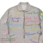 1950's~ CAMPERS TRAIL FULLY EMBROIDERED MEMORIAL JACKET / EXTREMELY RARE...