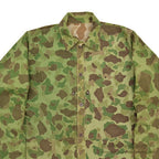 1940's U.S.M.C. WW2 P-44 DUCK HUNTER CAMO TWO-TONE HBT JACKET / MINT CONDITION ... 38