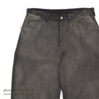 1930's BLACK FRISCO PANTS BACKLE BACK / HEAVY COTTON... W31/L29