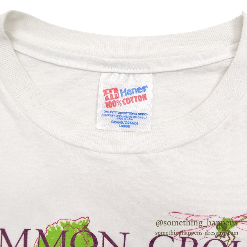 1990's HANES BEET PRINT T-SHIRT...L