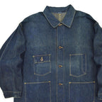 1930's UNKNOWN DENIM COVERALL / THICK DENIM ...