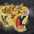 1950s JAPAN SOUVENIR JACKET (Sukajan) - Tiger Face, Mount Fuji, Eagle, Mitsuwa Zipper...