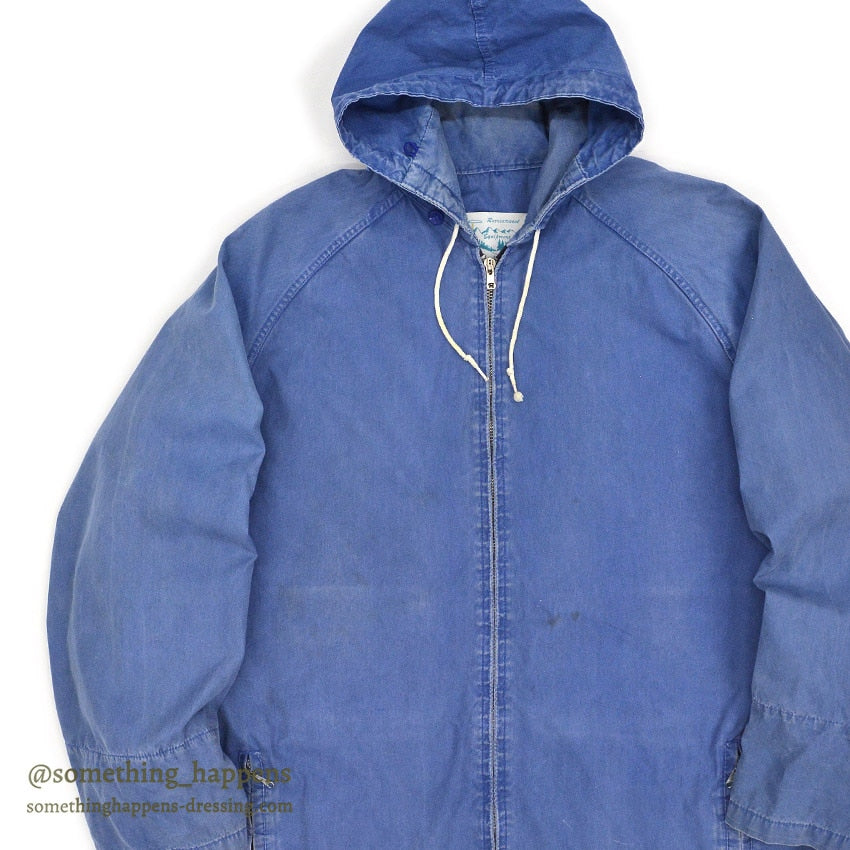 1960's~ REI VENTILE PARKA / FADED BLUE ... L