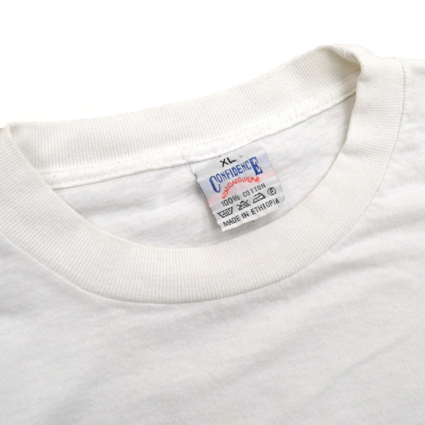 〜90's エチオピア スーベニア 染み込みプリント Tシャツ... XL