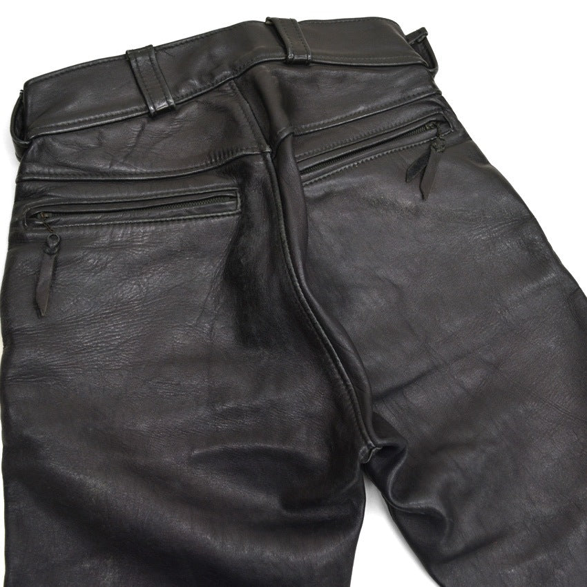 50's Langlitz Leathers ラングリッツレザー レザーパンツ 初期グリーンタグ!!... W31×L28