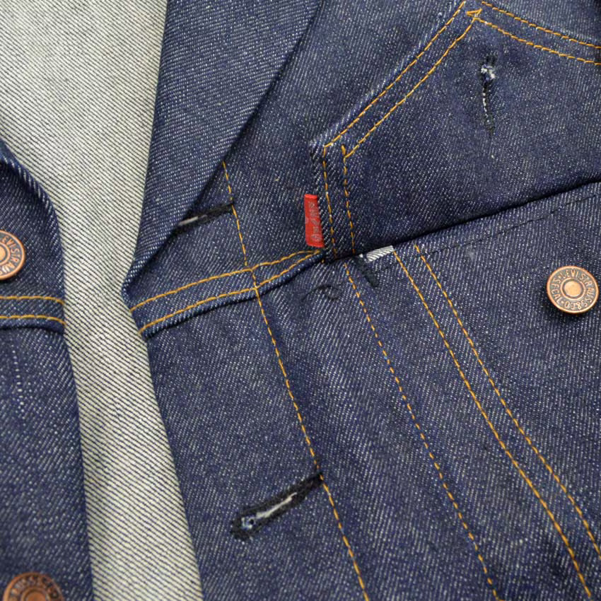 60's Deadstock!! Levi's 70505 BIG-E Denim Jacket... Size 44