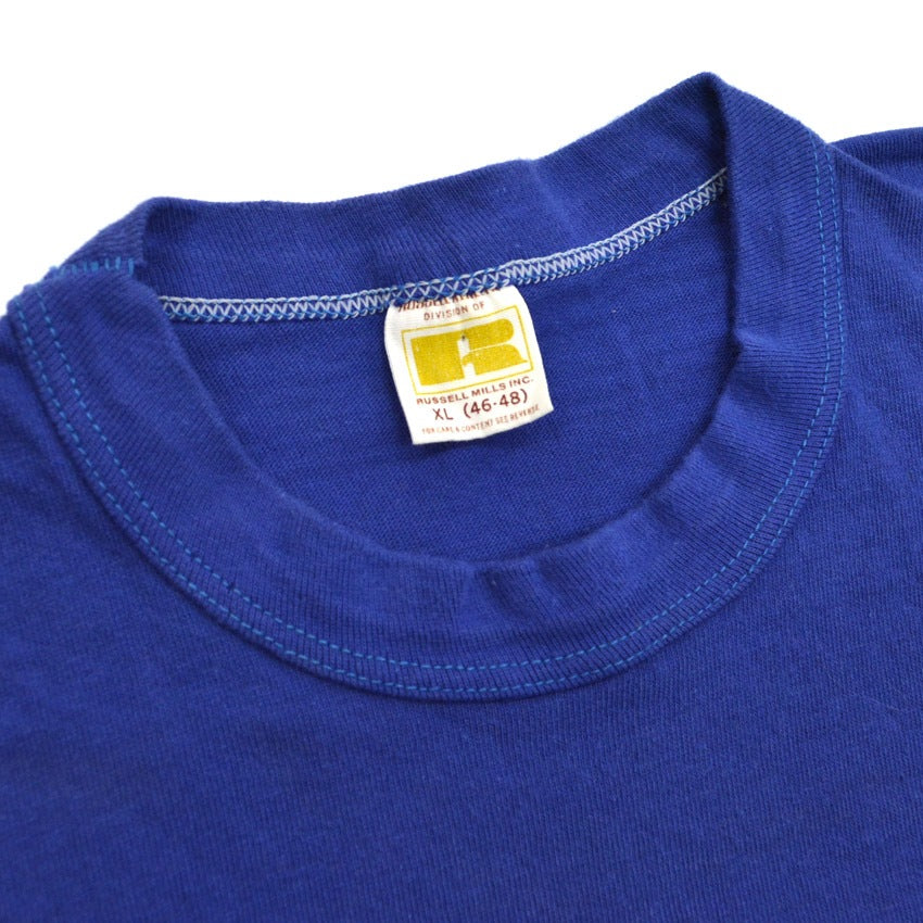 70's Russell Gold Tag 'UPTOWN ROTARY' T-shirt... XL