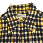 40's TOWNSTAR SPORTSWEAR プリント フランネルシャツ... L