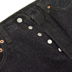 90's デッドストック Levi's 501 ブラックデニム ... W30×L32