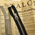 1930s TALON HOOKLESS Deadstock Zipper... 4-inch