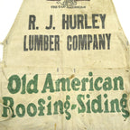 'THE OLD AMERICAN' Chief Indian Head Canvas Work Apron...
