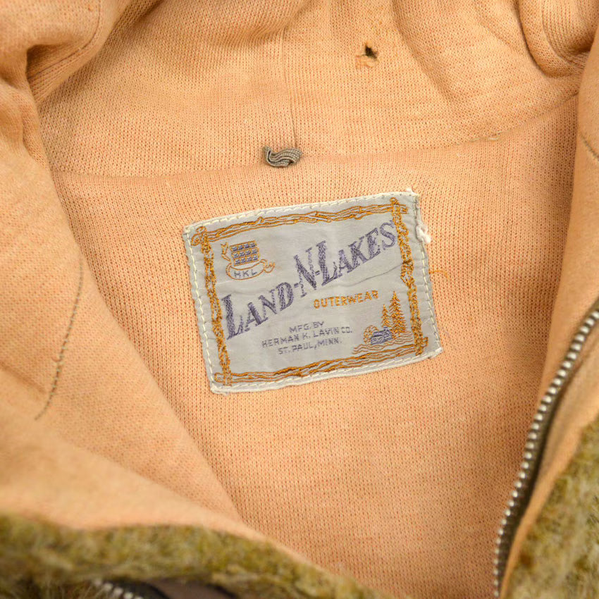 50s LAND-N-LAKES Pullover Double-Face Fur Jacket ...