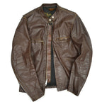60's BROOKS 'Cafe Racer' SINGLE RIDERS BROWN... 38