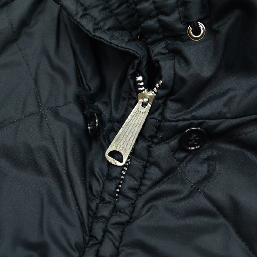 60's McGREGOR Quilted Reversible Jacket, Black... Size M