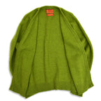 60's Sears Matcha Mohair Cardigan... M Mint