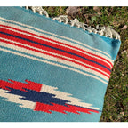 circa ~1970's CHIMAYO RUG CUSHION... 37cm×33cm