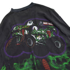 90's GRAVE DIGGER Monster Truck Hot Rod Long-Sleeve T-Shirt... XL