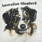 ~90's ONEITA 'Australian Shepherd' dog print T-shirt... XL