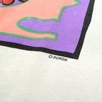 ~90's SOHO NEW YORK Large Size Modern Art T-Shirt... about XL
