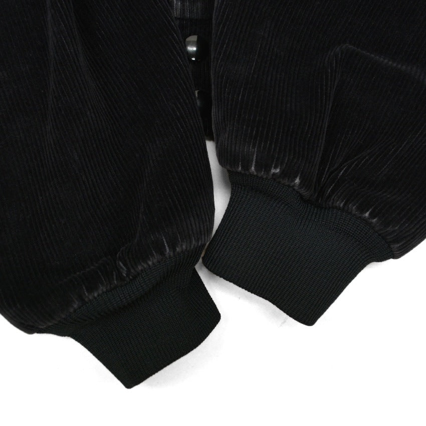 90's K-Products BLACK PLAIN CORDUROY JACKET...XL
