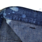 ~60's USNAVY DUNGAREES BLEACHED INDIGO DENIM TROUSERS...
