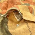 70's Lee Print Patchwork Boa Lining Coverall... Mint