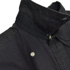 60's Authentic Ivy BLACK TWO TONE B/D SHIRT...M