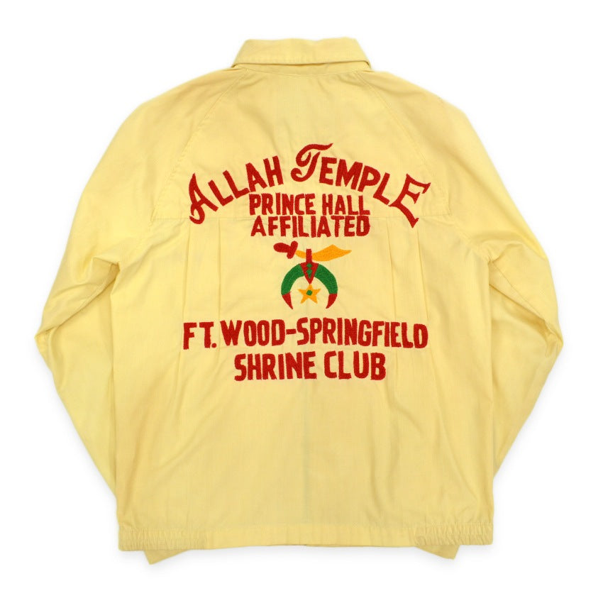 ~60's CAMPUS 6-tier embroidered Shriner jacket... M-LONG